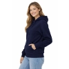 Bluza dresowa damska z kapturem kolor granatowy roz.L